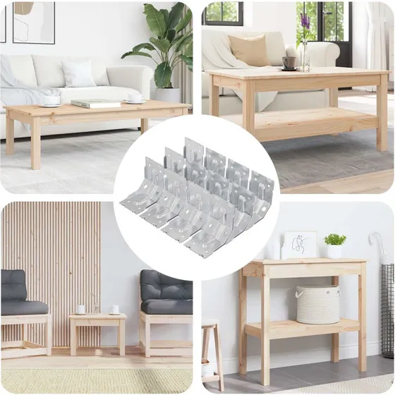 Zinkbelagte hjrnebeslag 212 stk 106x55x1,5 mm