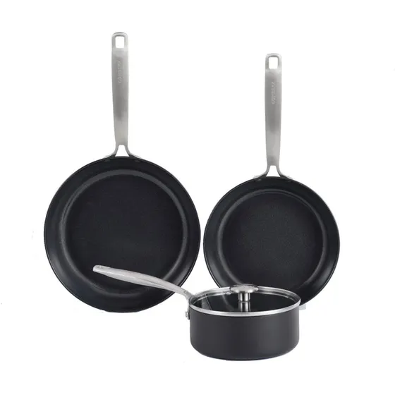 Combekk Element 4-del stempande- og kasserollest, sort