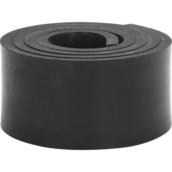 Gummikant til sneplov 180x8x1 cm - sort