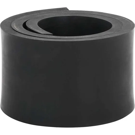 Gummikant til sneplov 80x10x1 cm  sort