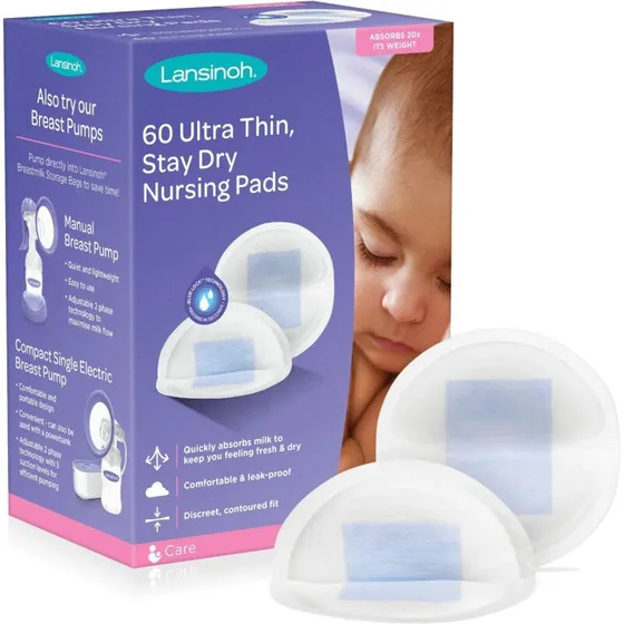 Lansinoh Ultratynde Brystpuder 60 stk