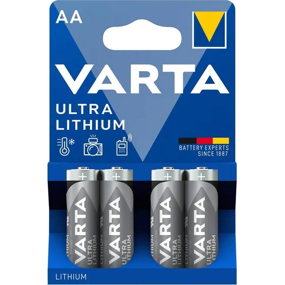 VARTA Ultra Lithium AA 4-pak (1,5V)