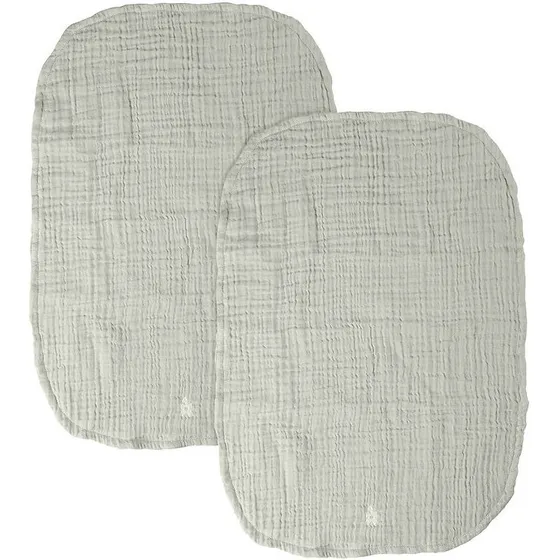 Sebra 6-lags musselin pusleunderlag, 2 stk, Forest Lake