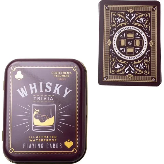 Gentlemen's Hardware Whiskey Spil – Tema spillekort