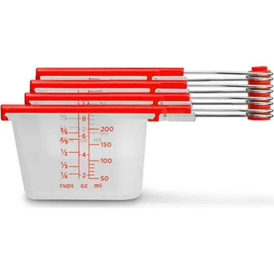 Dreamfarm Levups mlebger st rd/transparent (4 stk)