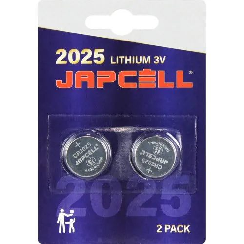 Japcell CR2025 3V lithium knapcelle 2-pak