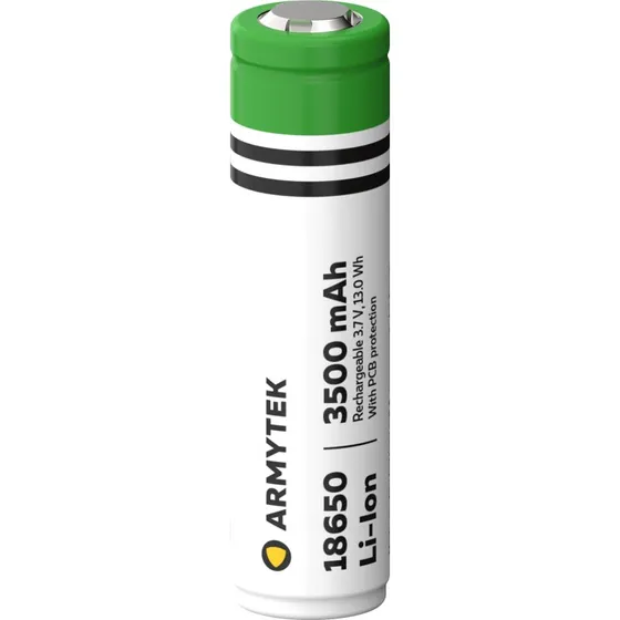 Armytek 18650 Li-Ion 3500mAh Protected genopladelig batteri