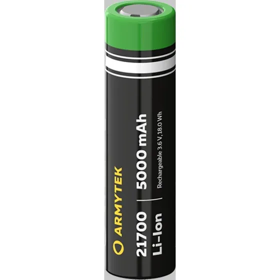 Armytek 21700 Li-ion 5000mAh batteri (uden PCB)