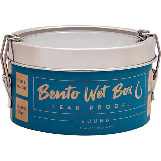 ECOlunchbox Bento Wet Box rund - lækagesikker madkasse