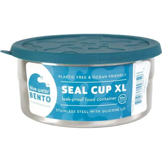 ECOlunchbox Seal Cup XL lækagesikker madkasse (Blue Water)