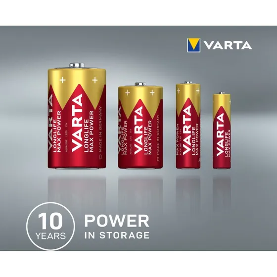 Varta Longlife Max Power AAA 10-pack (8+2)