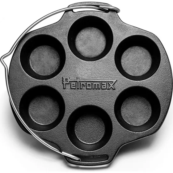 Petromax MF6 muffinform i stbejern (6 muffins)