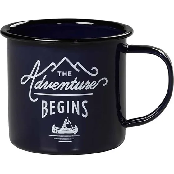 Gentlemen's Hardware Emaljekrus 'The Adventure Begins' Blå