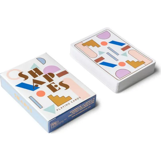 DesignWorks Ink Shapes Spillekort – Kortspil med formede symboler