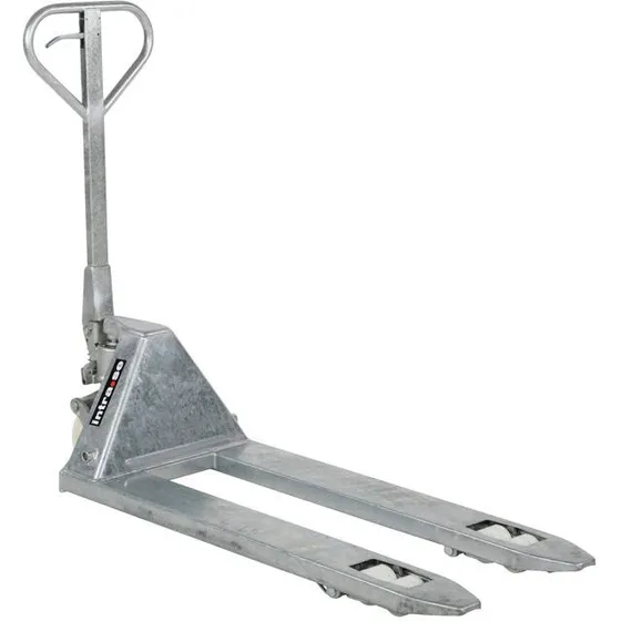 Intra Galvaniseret palleløfter 2500 kg med nylon boggiehjul