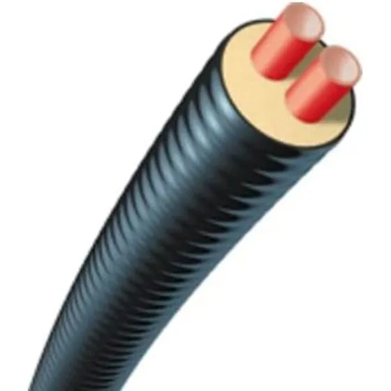 Calpex Duo præisoleret pex-rør 25+25/111 mm - 10 m