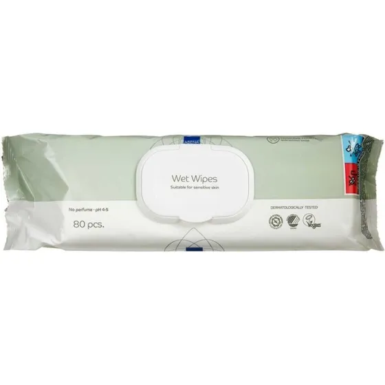 ABENA Vådserviet Z-fold 27x20 cm, 12 pk - uden parfume