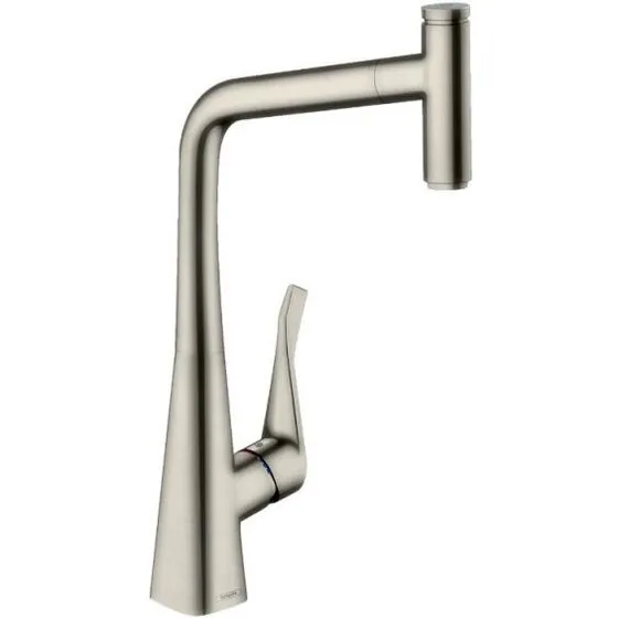 Hansgrohe Metris Select 320 køkkenarmatur m/udtræk Steel