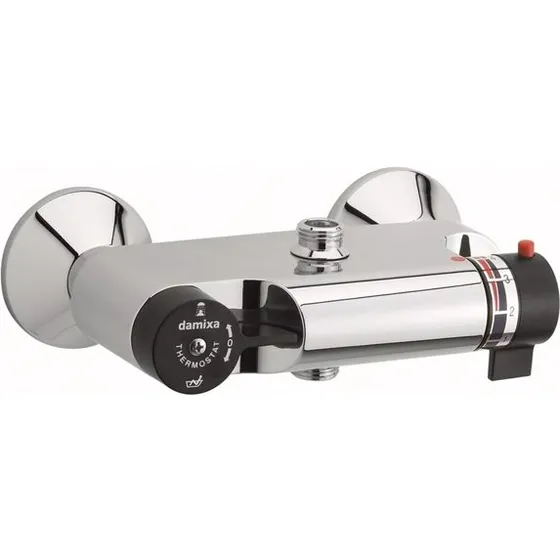 Damixa TMC termostat til kar/brus, krom, 12 L/min