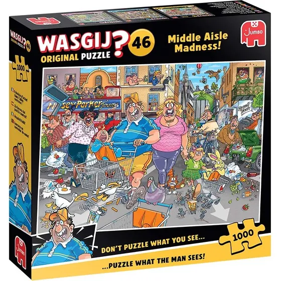 Wasgij Original 46 – Middle Aisle Madness, 1000 brikker