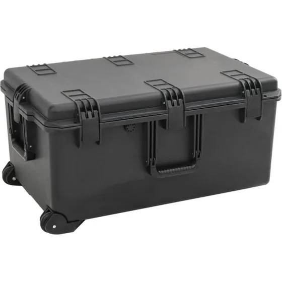 Flightcase PP 79,5x52x39 cm  sort, lsbar