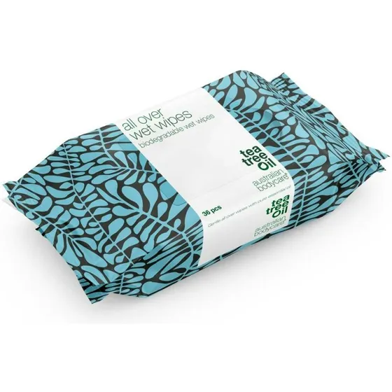 Australian Bodycare All Over Wet Wipes 36 stk – Tea Tree Oil
