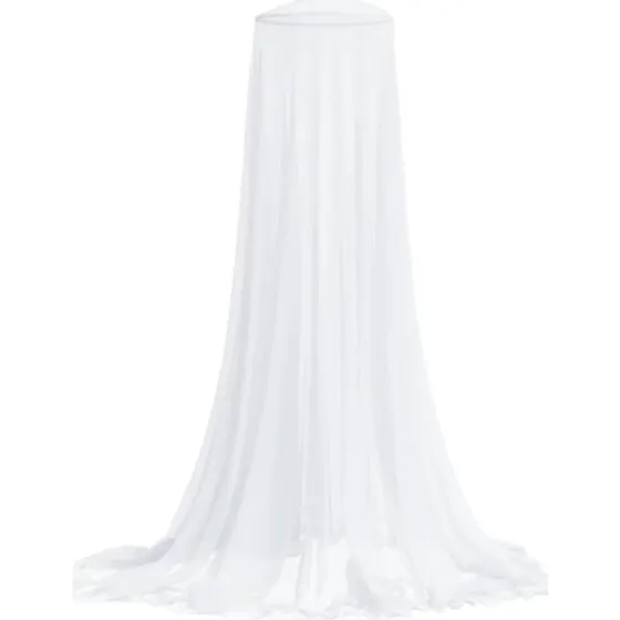 Myggenet til seng 56x56x220 cm - hvid, sammenklappeligt