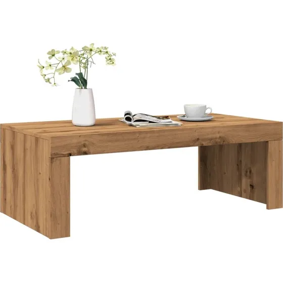 Sofabord 102x50x35 cm i konstrueret træ (kunsteg)