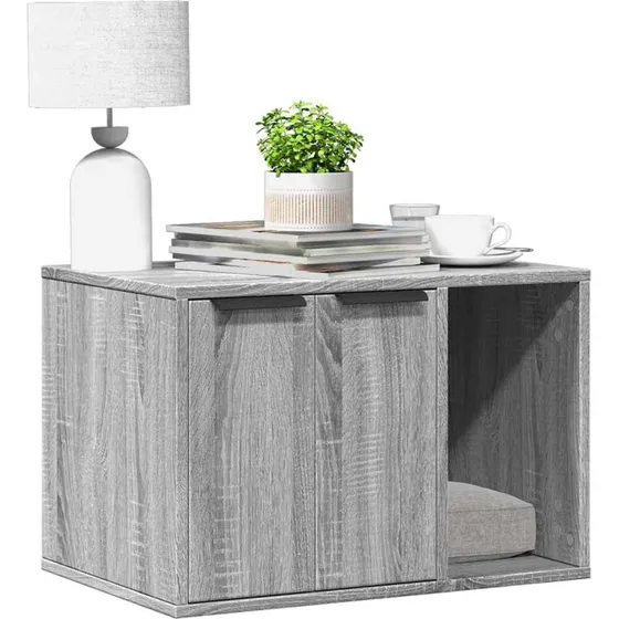 Toiletskjuler til kattebakke 60x40x40 cm - Gr Sonoma