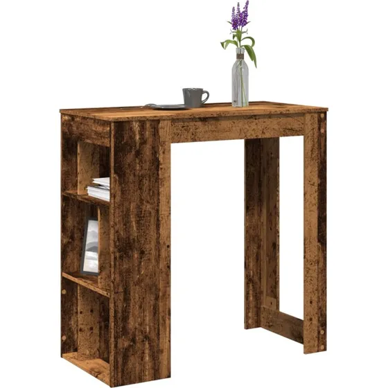 Barbord i konstrueret tr (gammelt tr) 102x50x103,5 cm