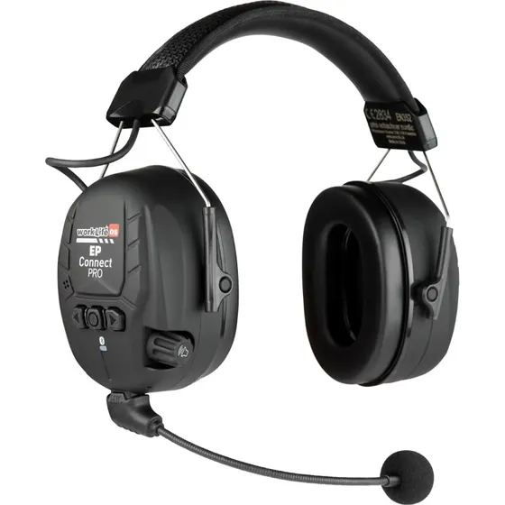 Worklife EP ConnectPro høreværn m/ Bluetooth og aftagelig boom-mikrofon