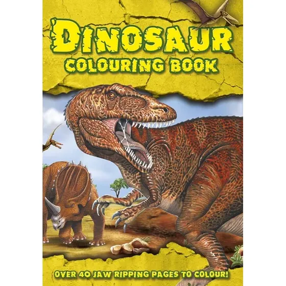 Dinosaur Malebog til Børn – Sjove Dinosaurus-motiver