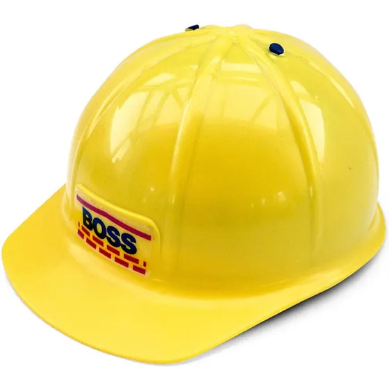 Corvus Byggemandshjelm Gul - Justerbar legehjelm