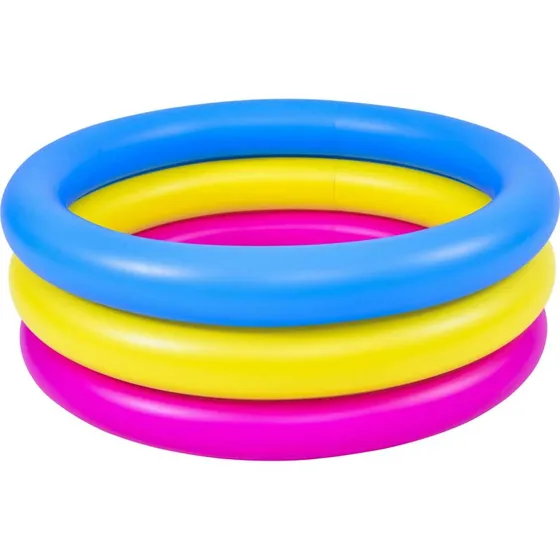 Flipper Babypool 76x25 cm  3-rings flerfarvet