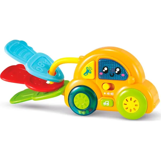 B Beez Babybil med ngler, lys og lyde (12+ mdr)