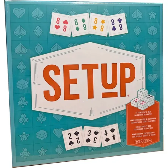 Setup - Bezzerwizzer familiespil med talrækker og taktik