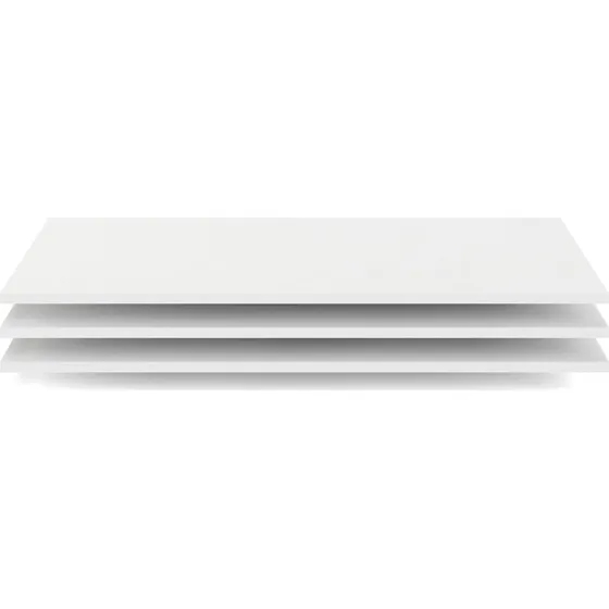 Tvilum Verona ekstra hylder 3 stk – hvid, B89 cm