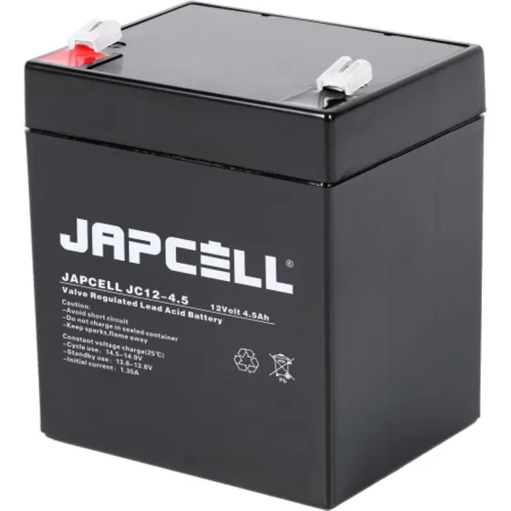 JAPCELL JC12-4.5 AGM 12V 4.5Ah batteri