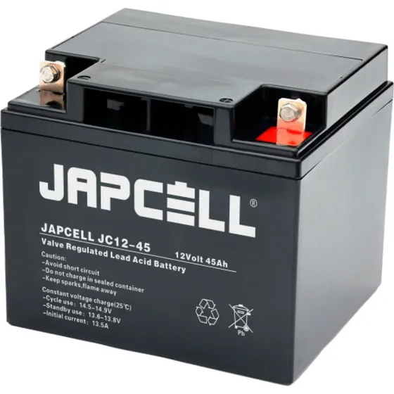 JAPCELL JC12-45 AGM 12V 45Ah batteri