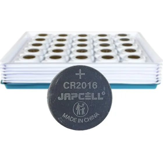 JAPCELL CR2016 3V knapcelle - Industripak 200 stk