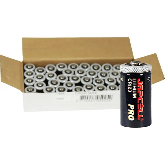 JAPCELL CR123 Lithium PRO 40-pak