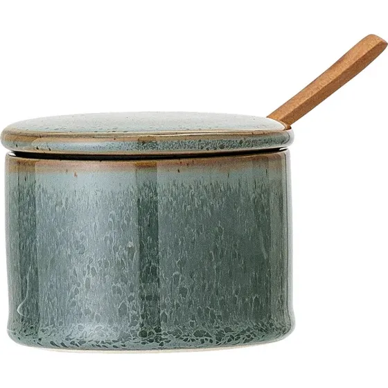 Bloomingville Pixie krukke m/ lg & ske, grn (stentj)