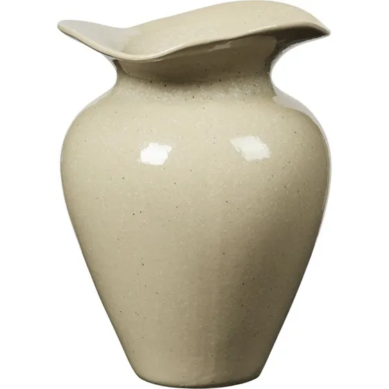 Broste Copenhagen Florentina vase S 22,5 cm - Beige