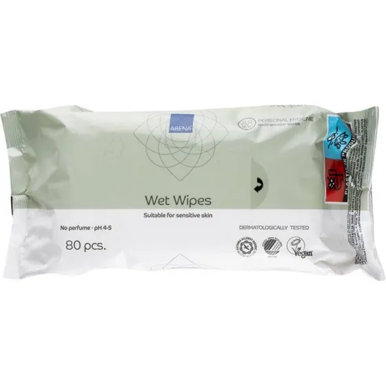 Abena Vådserviet Z-fold 18x20 cm, uden parfume, 16 stk