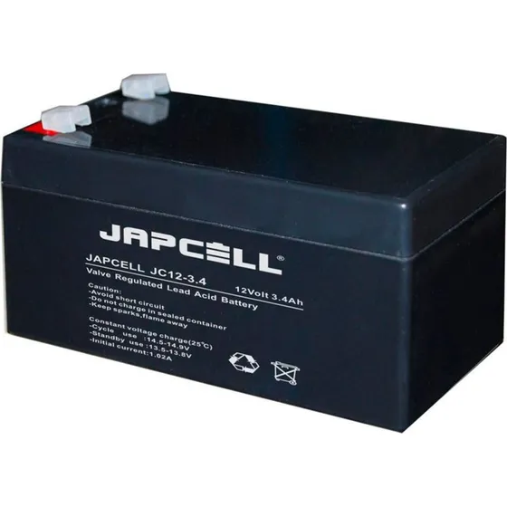 JAPCELL JC12-3.4 AGM 12V 3.4Ah batteri