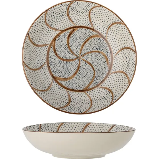 Bloomingville Heikki skl i stentj, brun 32 cm