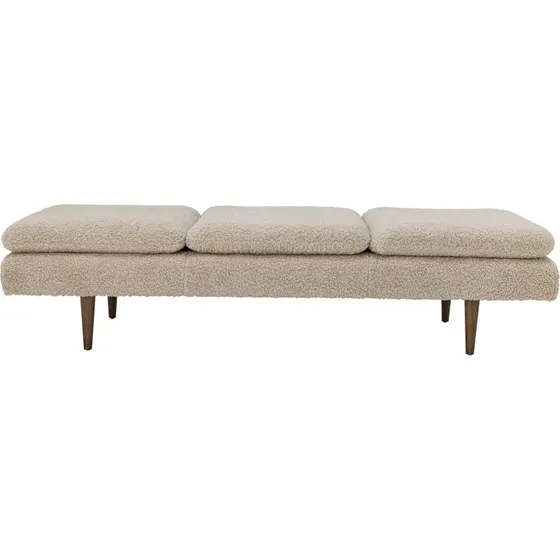 Bloomingville Pione Daybed natur 198x77 – polyester & gummitræ
