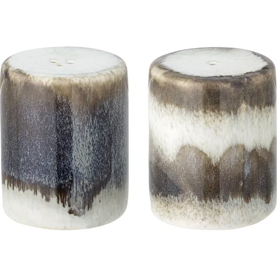 Bloomingville Paula Salt- & Pebersæt i grå stentøj