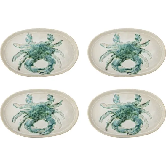 Hadden tallerken st 4 - grn stentj