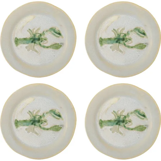 Hadden tallerken - grn stentj 27 cm (st af 4)